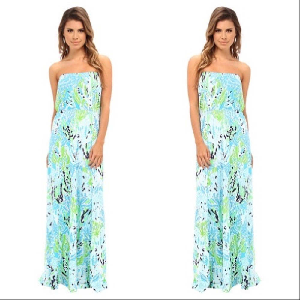 Lilly Pulitzer MARLISSA Strapless Maxi summer